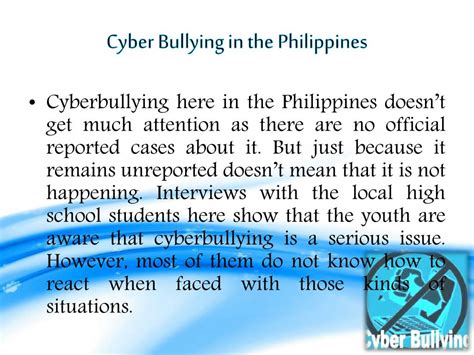 anti cyber bullying law philippines.